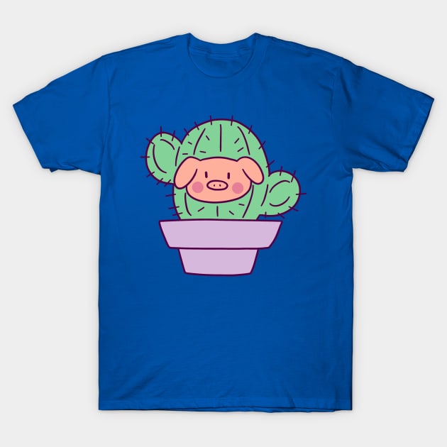 Pig Face Cactus T-Shirt by saradaboru